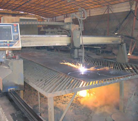 等离子切割机切割场景