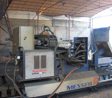 等离子切割机切近景